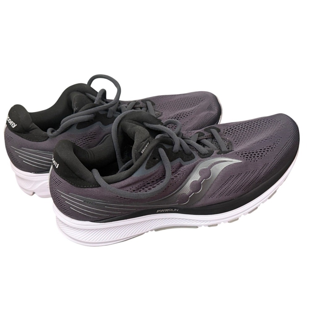 Saucony Ride 14 Women's Running Shoes - Charcoal Black Size 10 Wide (S10651-45)